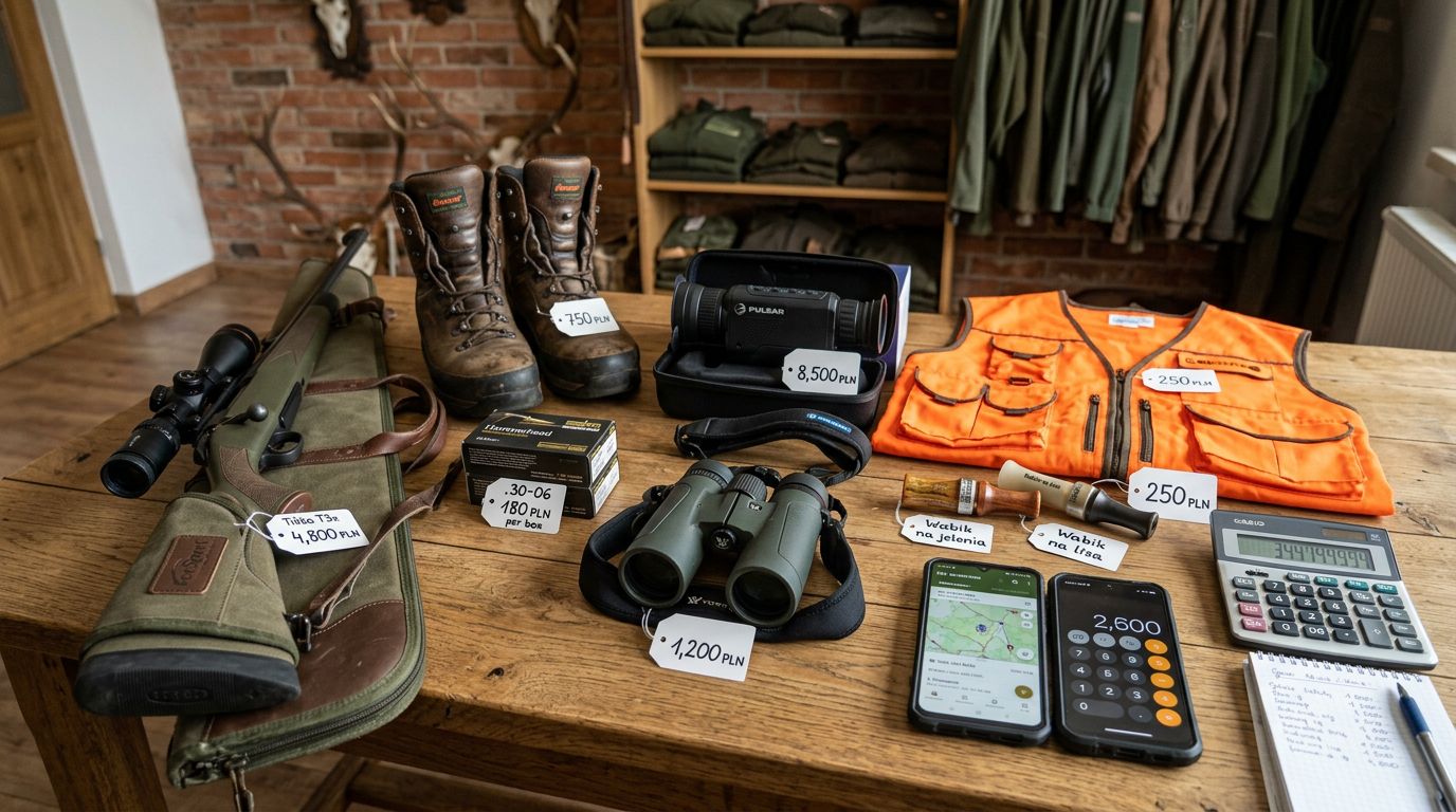 Ile kosztuje zostać myśliwym w 2026 – pełny kalkulator kosztów