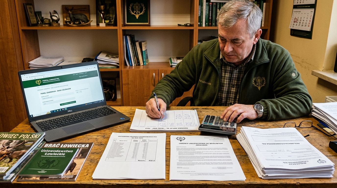 Składki PZŁ i opłaty w kole łowieckim 2026 – ile kosztuje członkostwo