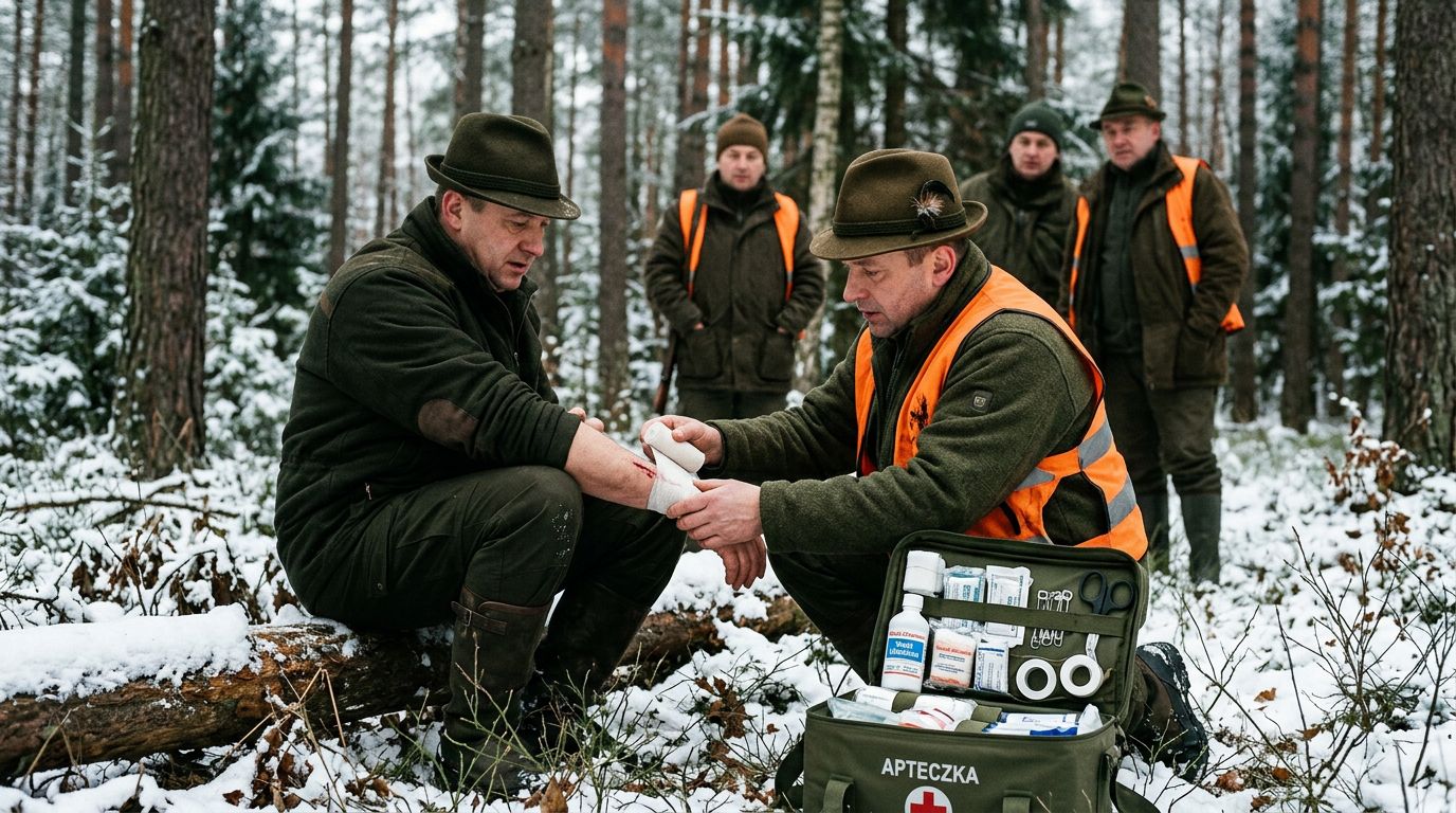 Apteczka myśliwska i pierwsza pomoc 2026 – co zabrać na polowanie